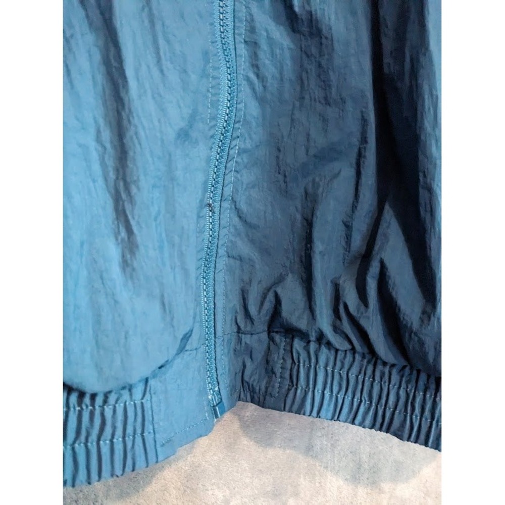 Vintage Claybrooke Sport Windbreaker Jacket 90s Colorblock Teal Navy Purple XL - Picture 11 of 12